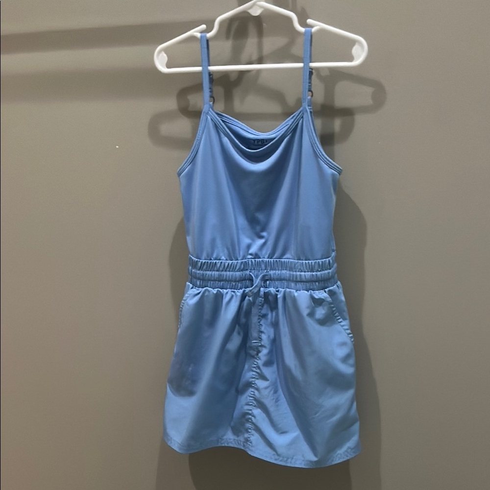 Abercrombie kids Blue Sleeveless dress with shorts underneath
